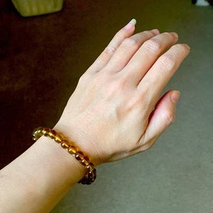 Yellow Citrine Stretch Bracelet